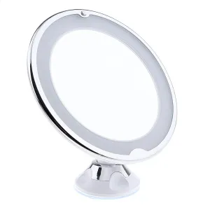 Portable LED Lighted Makeup Mirror with 7X Magnification