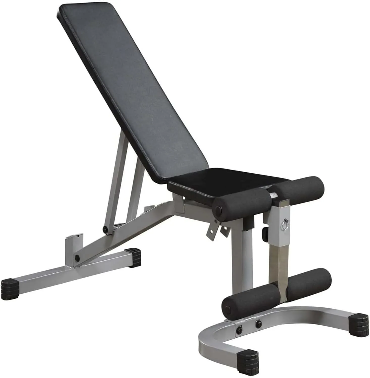 Powerline by Body-Solid (PFID130X) Adjustable Weight Bench - Flat to Incline/Decline Positions with Leg Hold, Home Gym Strength Training
