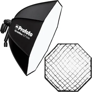 Profoto Clic Softgrid 2.7-Feet Octa for Only Profoto Flashes with LED Modeling Light Bundle with Clic Softbox 2.7-Feet Octa Compatible with Clic Light Shaping Tools (2 Items)