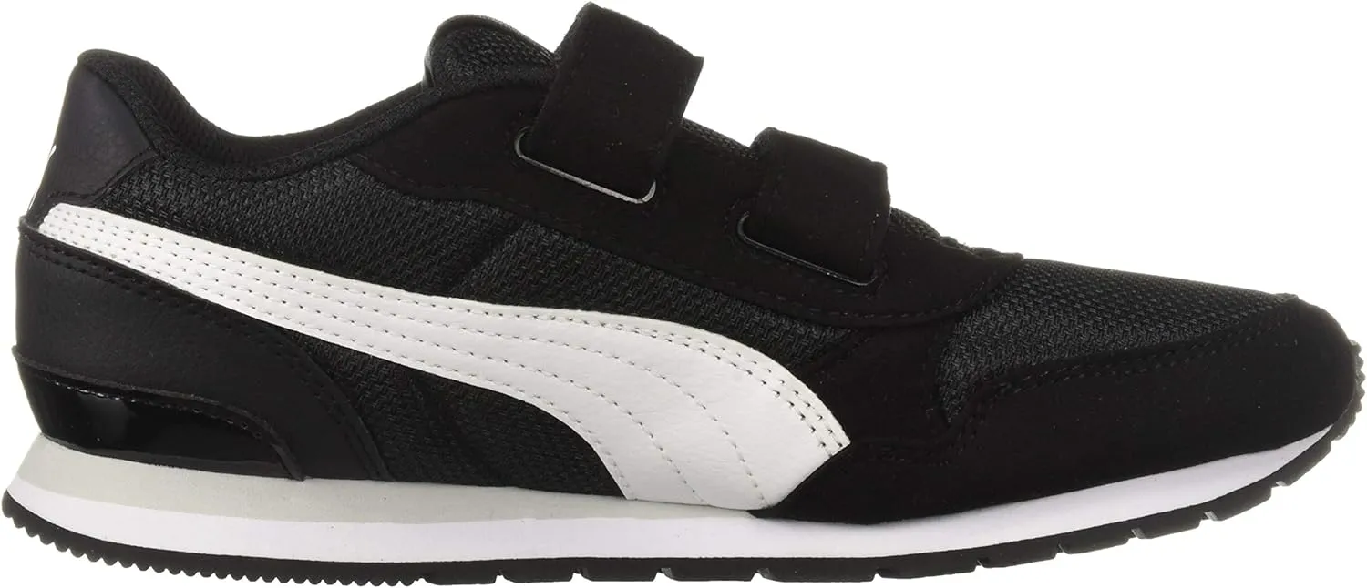 PUMA Unisex-Child St Runner Hook and Loop Sneaker