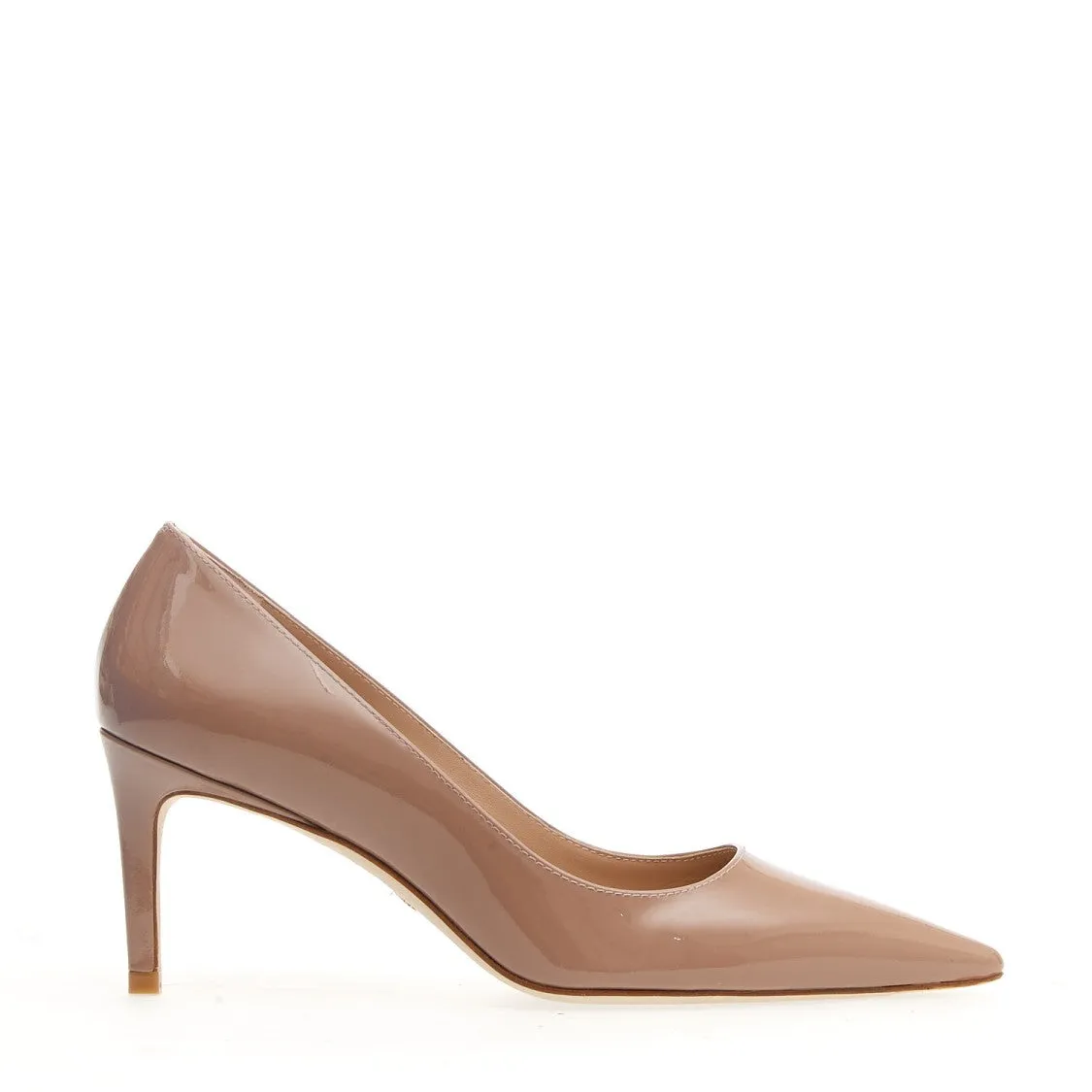 Pump Patent Nude Heel 75mm