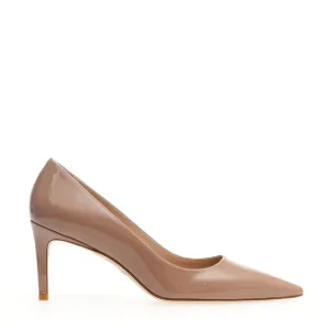 Pump Patent Nude Heel 75mm