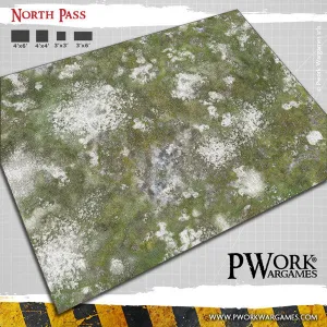 PWork - North Pass - Wargames Terrain Mat - 3X4'
