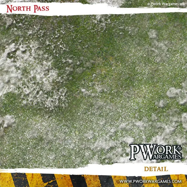 PWork - North Pass - Wargames Terrain Mat - 3X4'