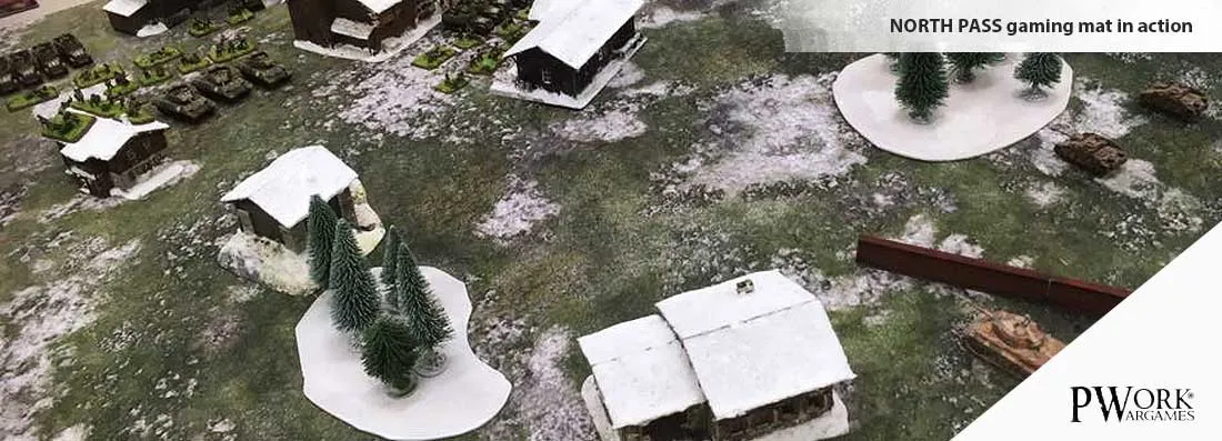 PWork - North Pass - Wargames Terrain Mat - 3X4'