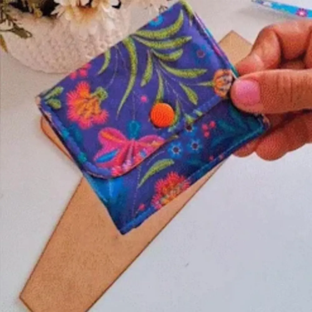 Quick and Easy Pouch Template-Tutorial Included,Acrylic Purses Pocket Handmade Ruler Template,Purses Pocket Handmade Making Template,Template for Sew Coin Purses Storage Bag (9 inches*2)