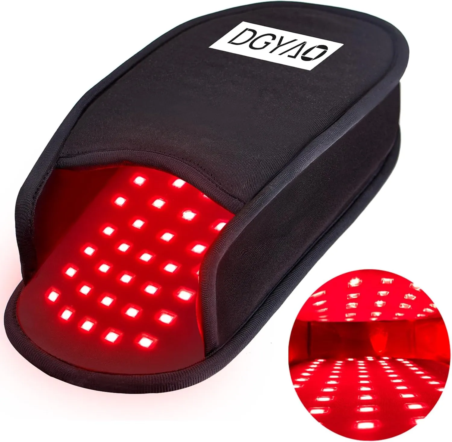 Red Light Therapy Device Slipper with 880nm Infrared Light Therapy Pulse Mode for Foot Feet Toes Instep, New Flat LED Lights Pain Relief Muscle Relax Home Office Use