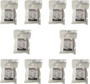 Rescue Essentials Compressed Gauze, Z-Folded, 10 Pack Value