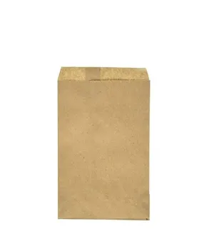 RJ Displays-Brown Kraft Flat Merchandise & Packaging Bags- Pack of 50 Bags Size-12" x 15" Inches