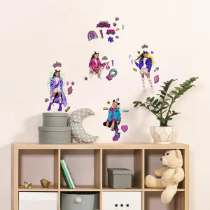 RoomMates RMK5186SCS That Girl Lay Peel and Stick Wall Decals