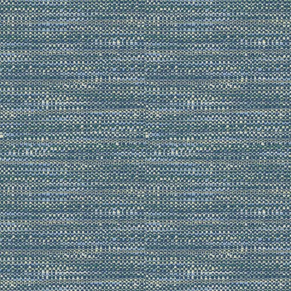 RoomMates Waverly RMK11893RL Tabby Peel and Stick Wallpaper (18 in x 18.86 ft) – Easy Application, No Sticky Residue – Blue and Taupe
