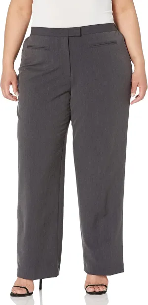 Ruby Rd. Women's Size Plus Flat Front Easy Stretch Pant