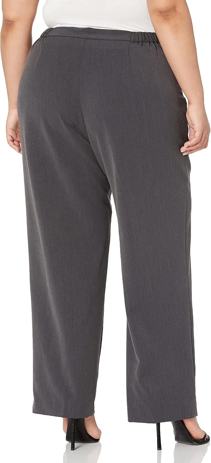 Ruby Rd. Women's Size Plus Flat Front Easy Stretch Pant