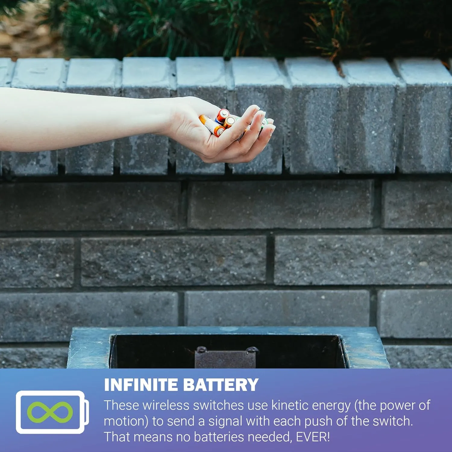 RunLessWire Click for Philips Hue Wireless Battery Free Dimming Smart Switch Friends of Hue Bulb Lighting Control Works with All Home Automation Hubs Through Bridge & App Self Powered - Brown