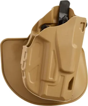 Safariland 7378, ALS Concealment Paddle and Belt Loop Combo Holster, Fits: Beretta 92, Flat Dark Earth, Right Hand