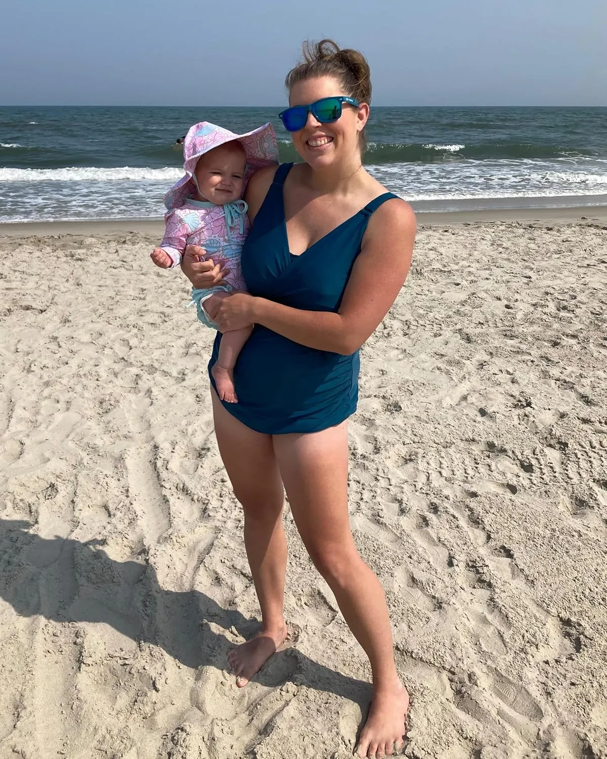 Sarah Wells Hands Free Pumping and Nursing Swim Top