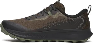 Saucony Men's Peregrine 15 Gore-Tex Waterproof Sneaker, BARK/Black, 7.5
