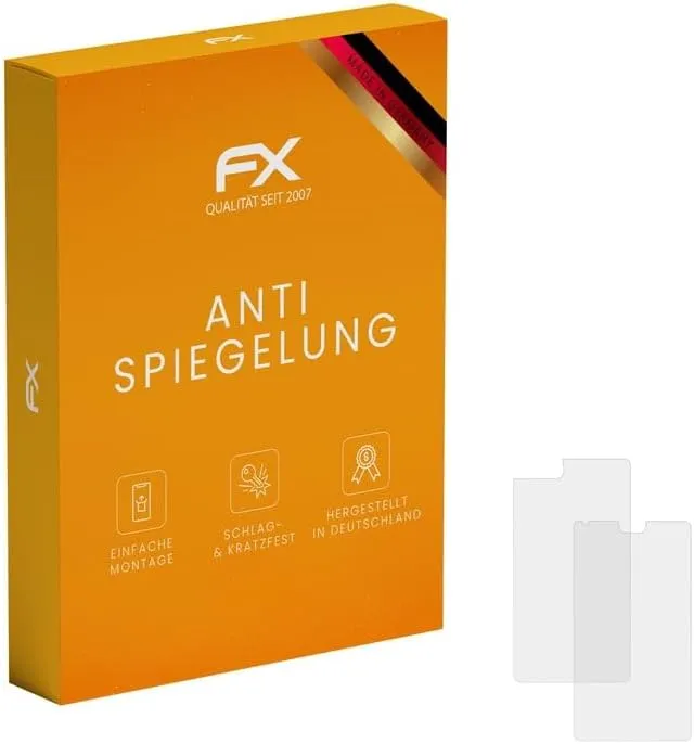 Screen Protector compatible with Bluboo S1 Screen Protection Film, anti-reflective and shock-absorbing FX Protector Film (Set of 3)