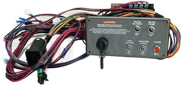 Sea Ray Boat Ignition Switch Panel 2073039 | Mercury 8 x 4 Inch