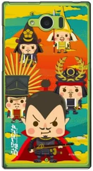 SECOND SKIN Choikore Warlords Fubu Tenka (Clear) Design by Takahiro Inaba, for AQUOS Serie SHV32/au ASHV32-PCCL-205-Y765