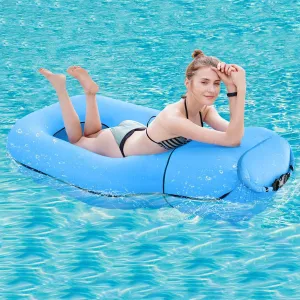 SEGOAL Pool Floats Inflatable Floating Lounger Chair Water Hammock Raft Swimming Ring Pool Float, Lightweight Single Layer Nylon Fabric No Pump Required