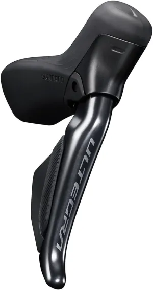 SHIMANO Ultegra ST-R8170/BR-R8170 Di2 Shift/Brake Lever and Hydraulic Disc Caliper - 2x12-Speed, Flat Mount, Black (Left/Front)