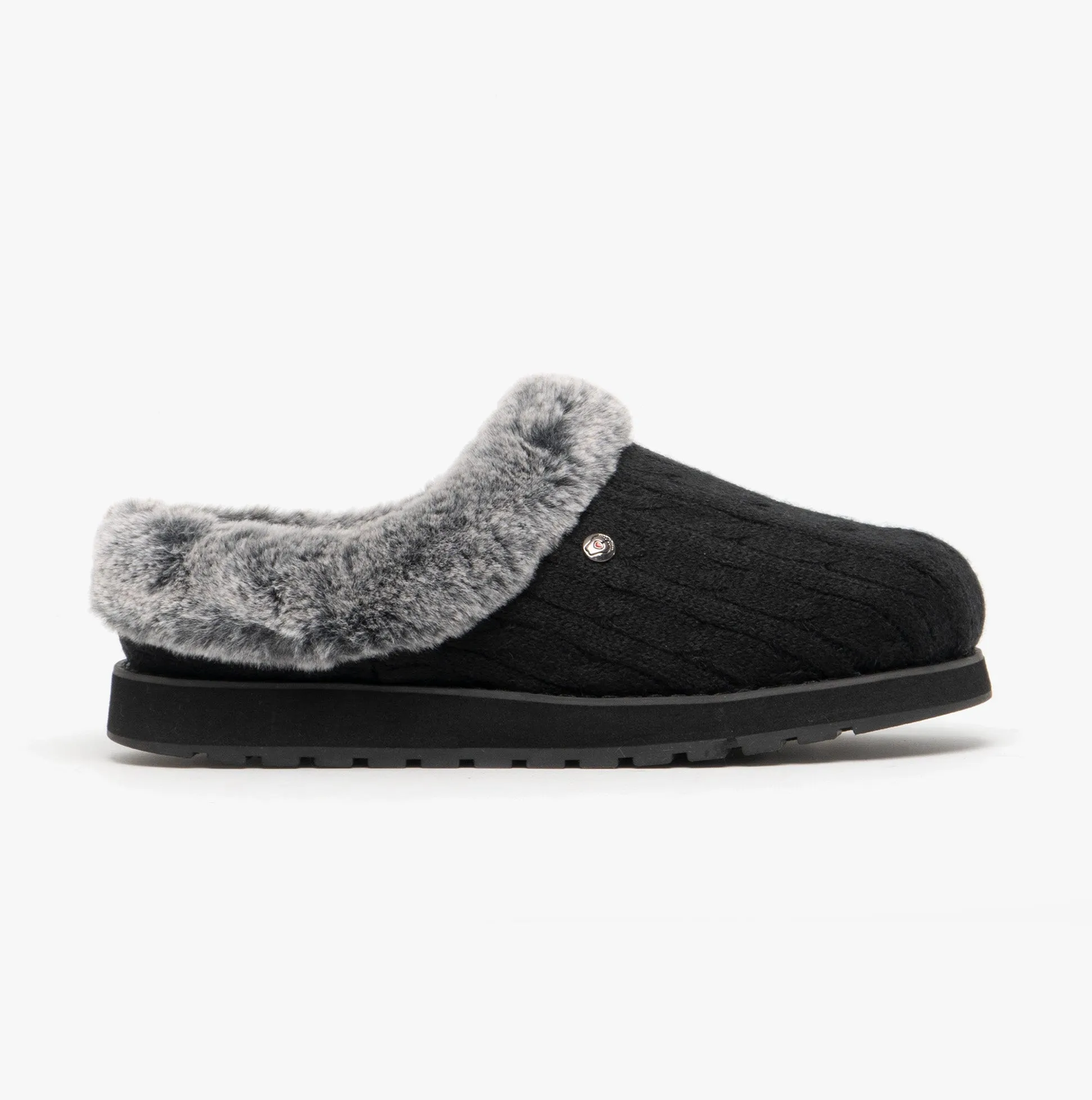 Skechers 31204/BLK KEEPSAKES ICE ANGEL Womens Mule Slippers Black