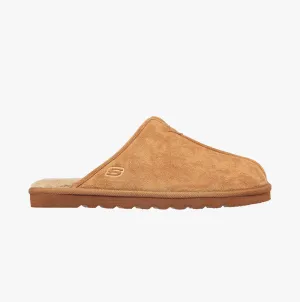Skechers 66094/TAN RENTEN PALCO Mens Mule Slippers Tan