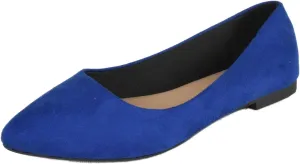 Soda City Classified Women Casual Flat Office Shoes Wide Width Fit Pointy Toe W-Hold