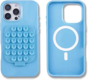 Sonix Case for iPhone 16 Pro Max with Magnetic Suction Mount | Compatible with MagSafe | 10ft Drop Tested | Light Blue