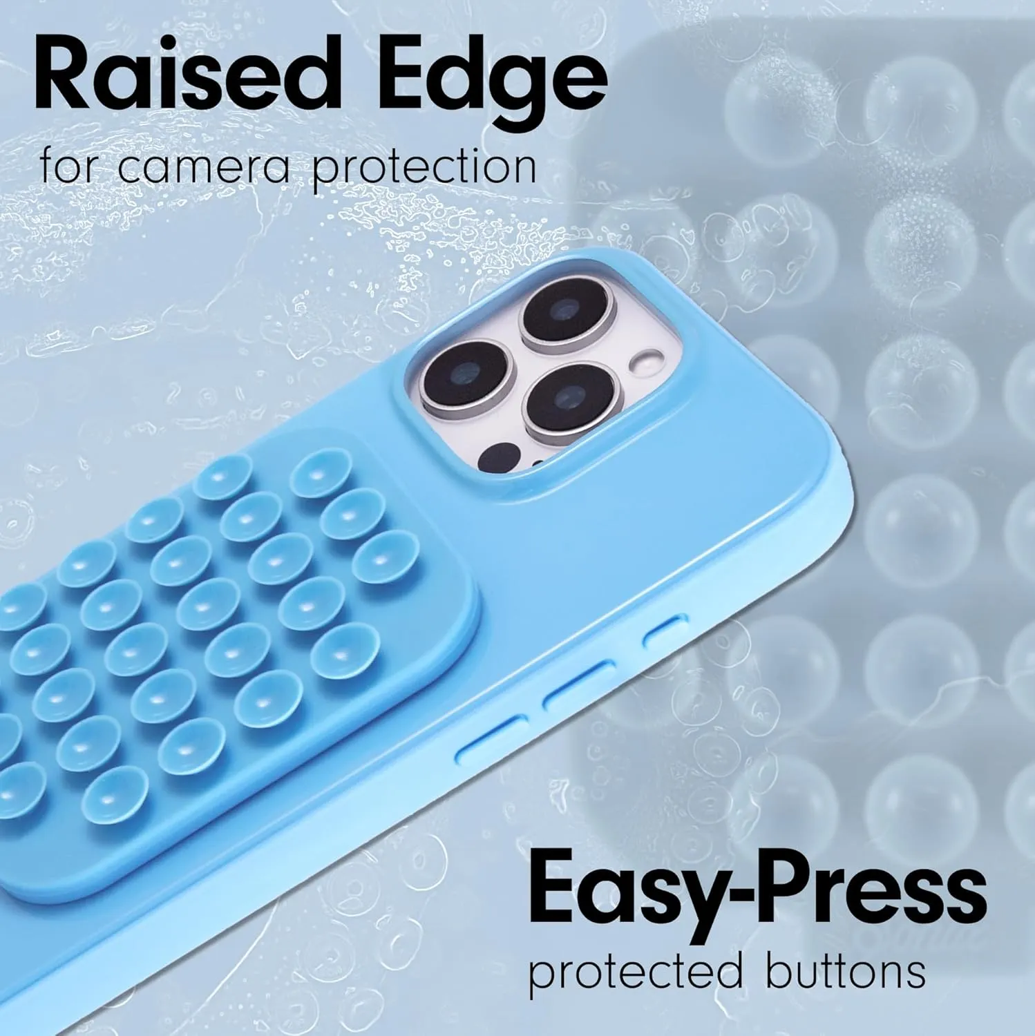 Sonix Case for iPhone 16 Pro Max with Magnetic Suction Mount | Compatible with MagSafe | 10ft Drop Tested | Light Blue