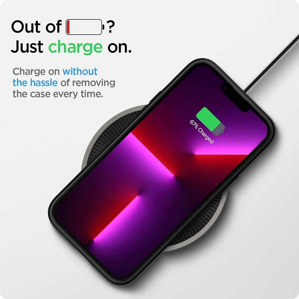 Spigen Ultra Hybrid Designed for iPhone 13 Pro Case (2021) - Matte Black
