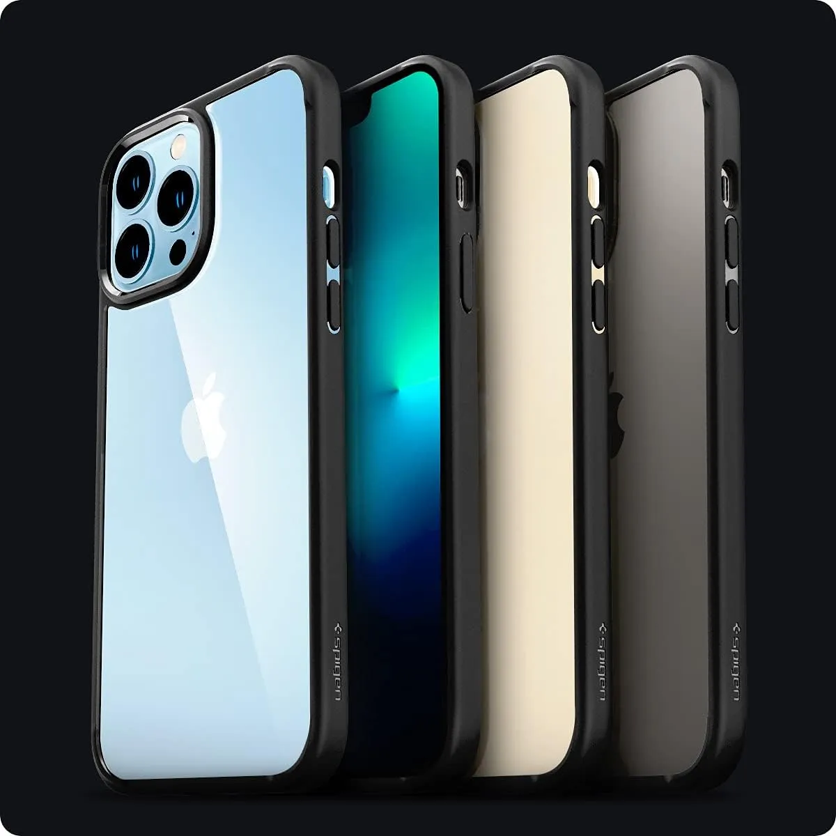 Spigen Ultra Hybrid Designed for iPhone 13 Pro Case (2021) - Matte Black