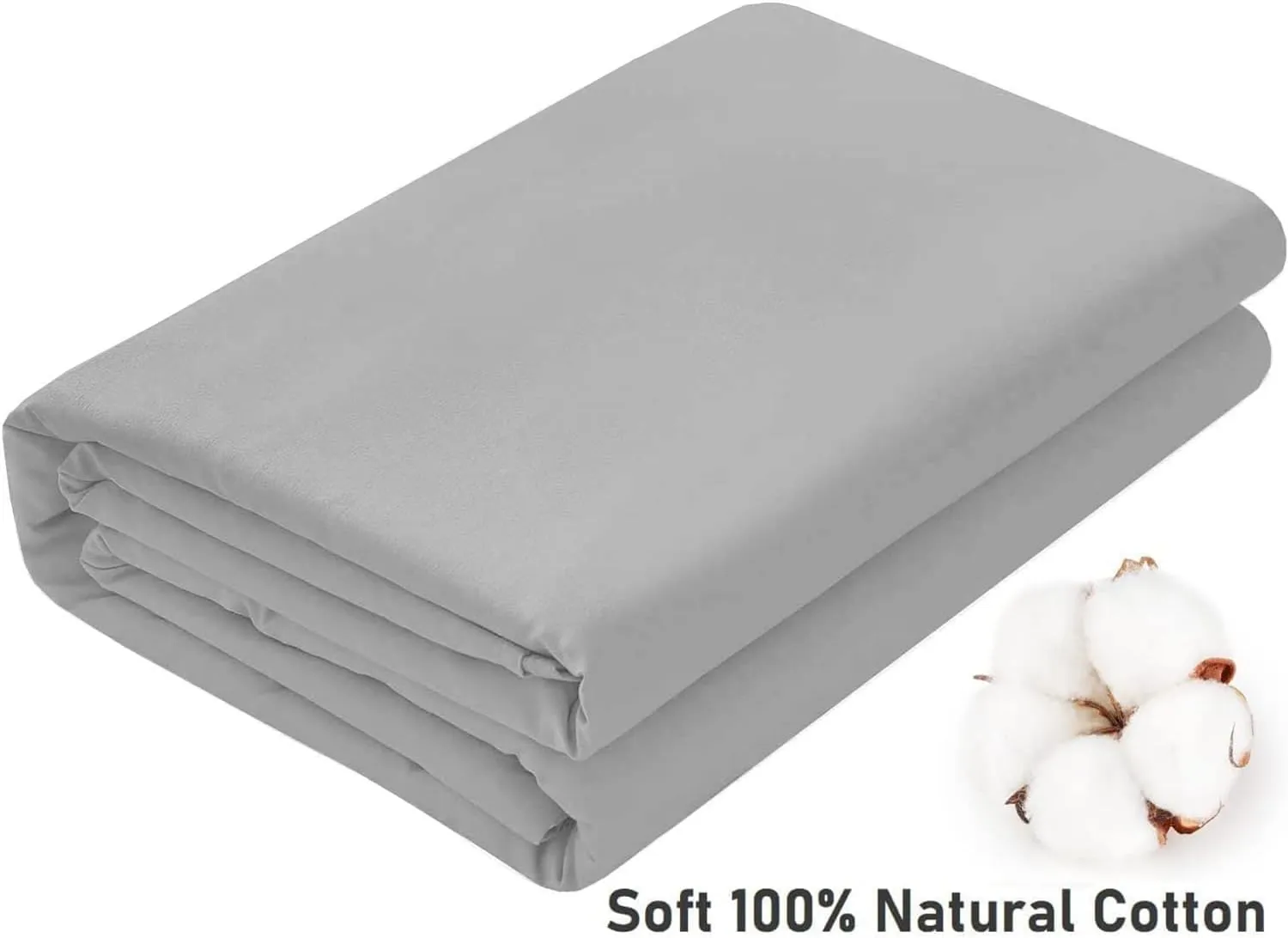 Split Top King Sheets Sets for Adjustable Beds - 600 Thread Count, 100% Egyptian Cotton Split Head King Sheets - 34 inch Down Flex Head King Split Sheet Set for Sleep Number Bed - 4 Piece (Light Grey)