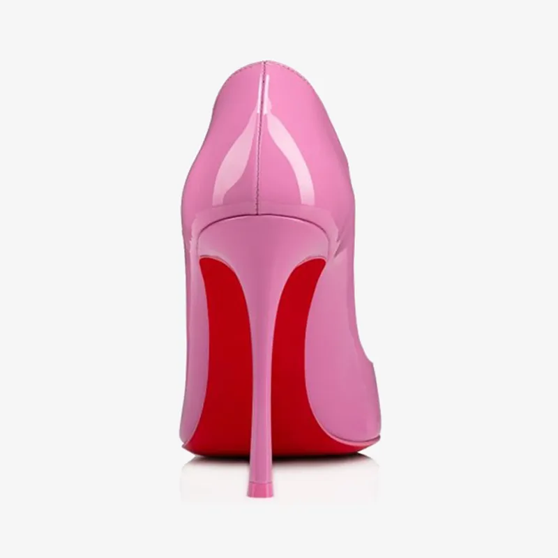 Stylish Pink Patent Leather Pump