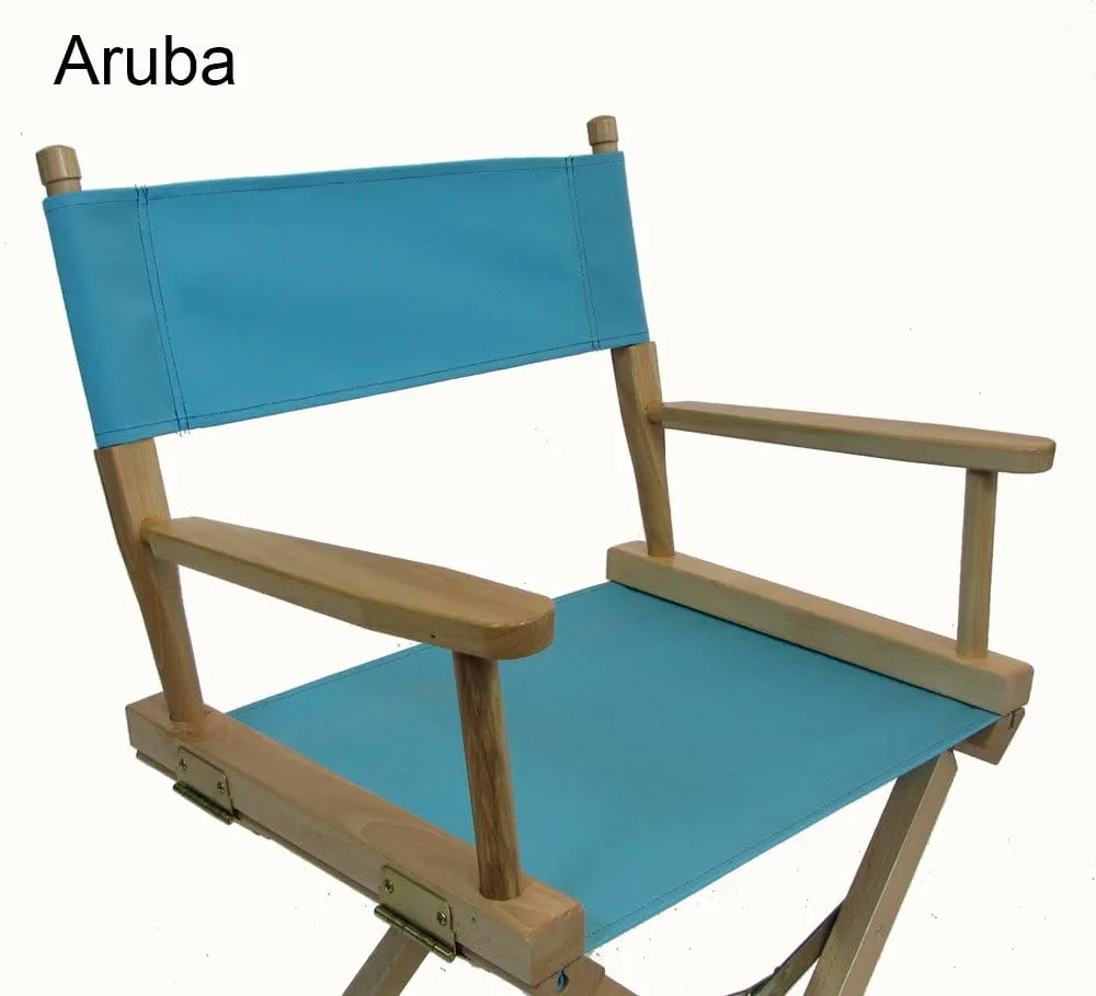 Sunbrella Directors Chair Replacement Cover (Flat Stick) (Aruba)
