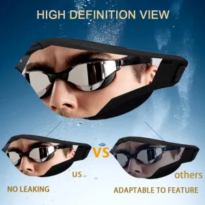 Swimming goggles professional swimming goggles high-definition anti fog waterproof flat light racing