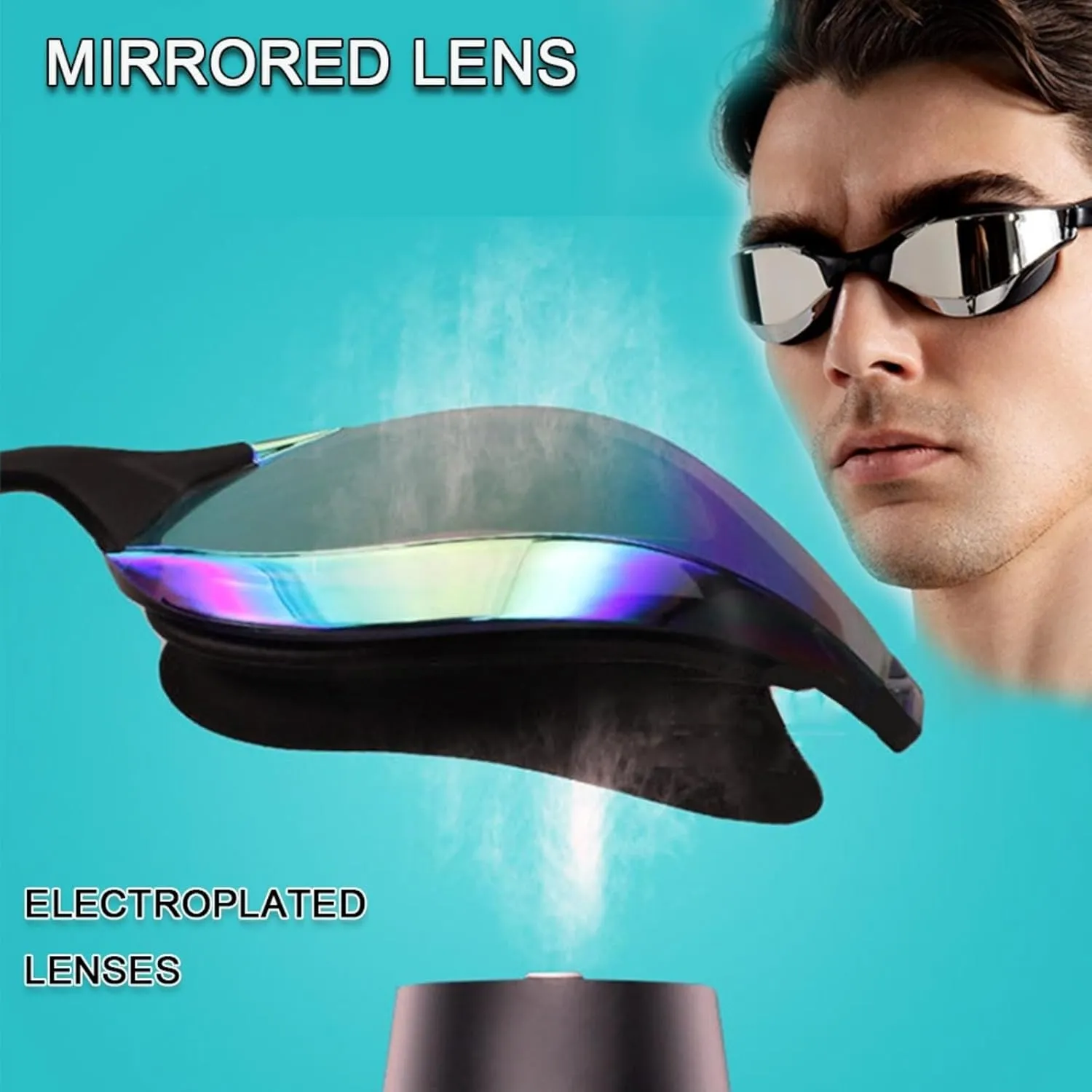 Swimming goggles professional swimming goggles high-definition anti fog waterproof flat light racing