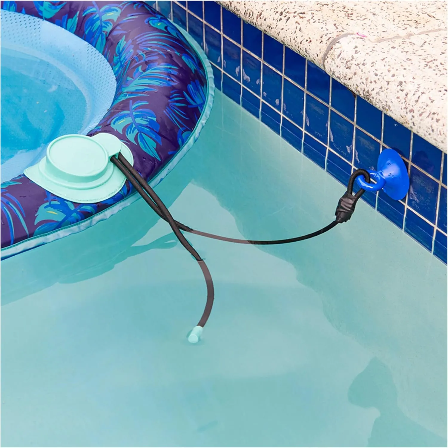 Swimways Elite Spring Float Sunseat Pool Lounger, Inflatable Pool Floats Adult with Fast Inflation, Pool Lounge Chair for Adults up to 250 lbs