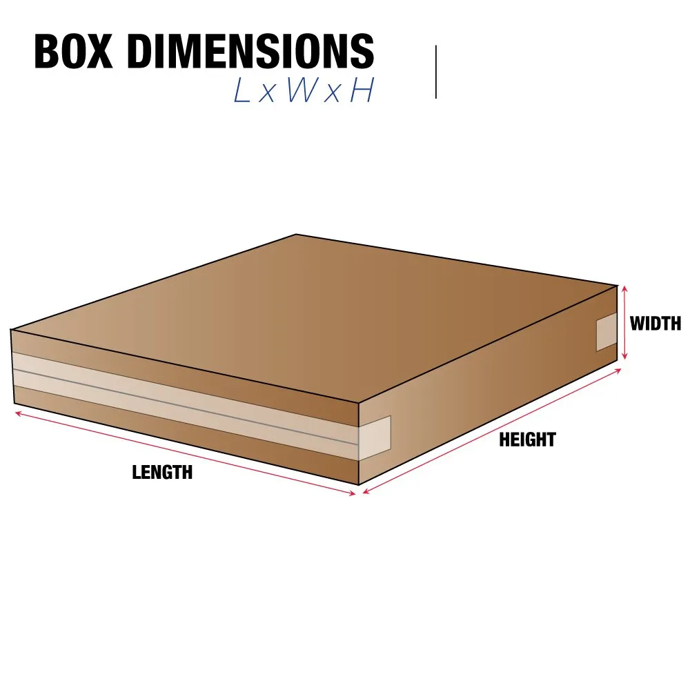 Tape Logic TL24518FOL Side Loading Boxes, 24" x 5" x 18", Kraft (Pack of 25)