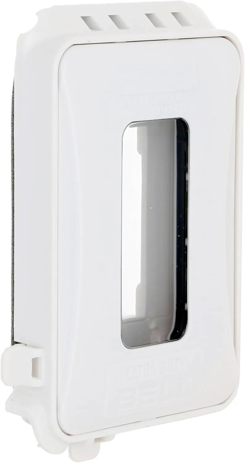 TAYMAC ML500W Single-Gang Mount 16-in-1 Flat Nonmetallic Weatherproof Vertical/Horizontal, 1-Pack, White