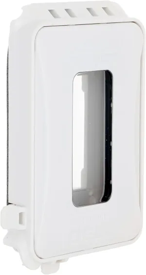TAYMAC ML500W Single-Gang Mount 16-in-1 Flat Nonmetallic Weatherproof Vertical/Horizontal, 1-Pack, White