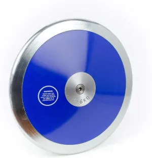 TC Blue Bullet Boys 1.6k Discus - 1.6 kg Discus - Track and Field Discus 1.6k - 1.6k Discus - High School 1.6 kg Discus - This top-Tier 1.6 kg Boys Advanced Discus Offers Unmatched Performance.