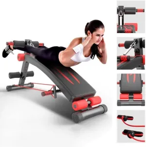 TEmkin Sit Up Incline Abs Benchs Dumbbell Exercise Stool Adjustable Chair Flat Fly Weight Press Weight Benchs Fitness Machine Compact and Easy to Carry Fitness Equipment