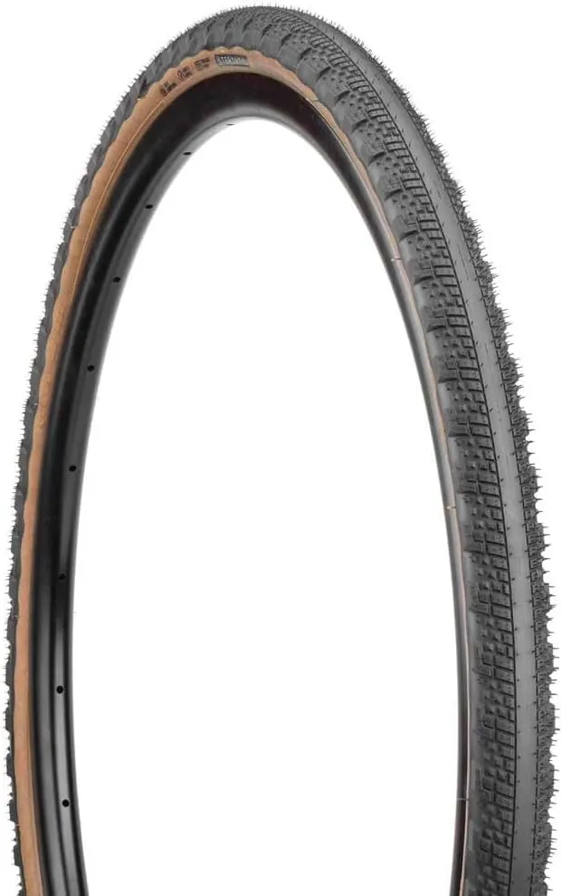 Teravail - Washburn Bicycle Tire | Light and Supple Casing | for Rough Pavement and Fast Gravel | 700 x 42 | Tan Sidewall