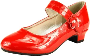 The Doll Maker Girl's Glitter Pump for Toddler/Little Kid/Big Kid Dress Shoes