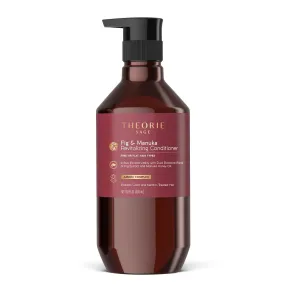 Theorie Fig and Manuka Thickening Conditioner - Amplify & Enliven - Anti Thinning Formula - for Normal to Fine Hair - Protects Color & Keratin Treated Hair, Pump Bottle 400mL