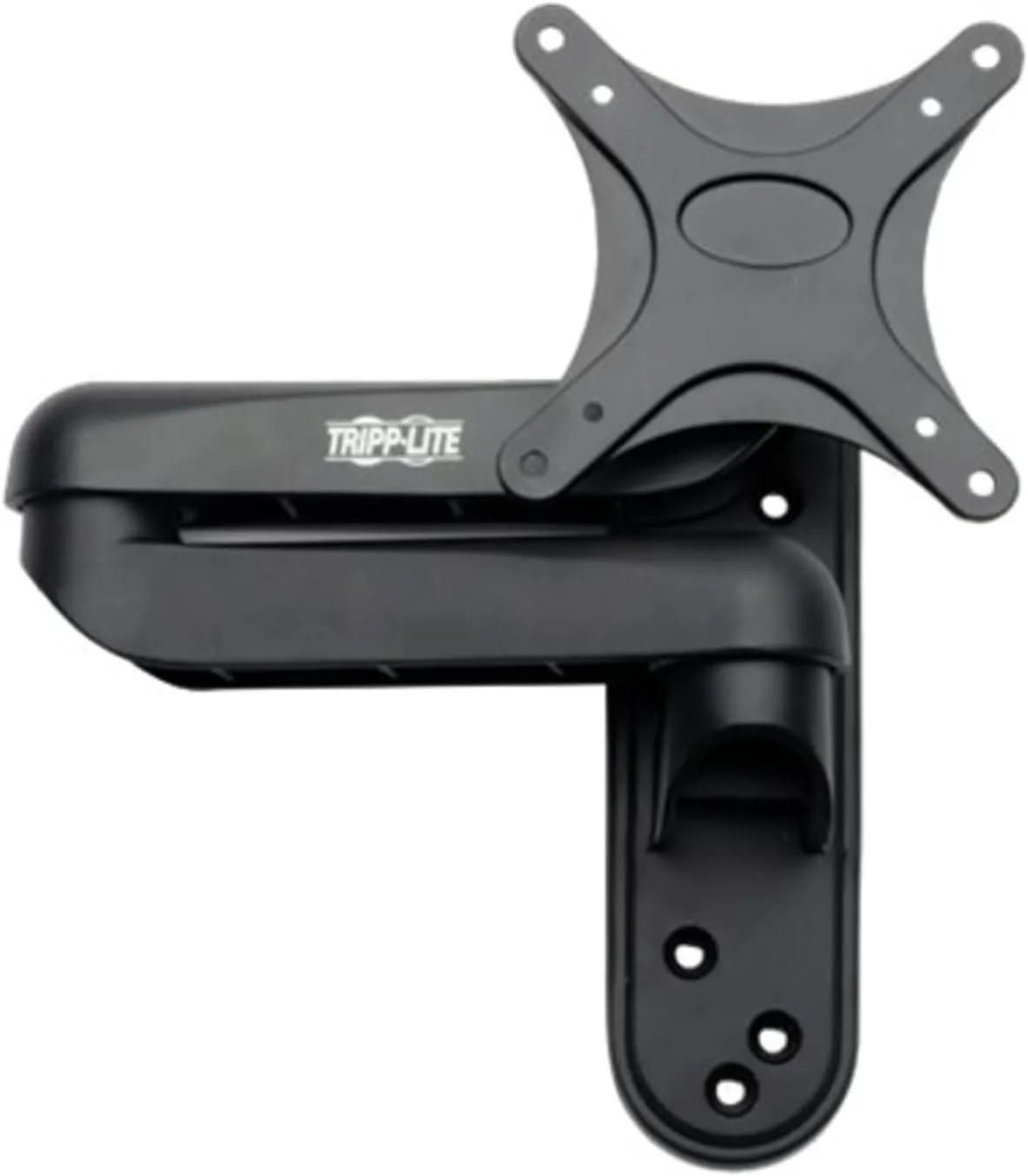Tripp Lite Swivel/Tilt Wall Mount with Arm for 13" to 27" TVs, Monitors, Flat Screens, LED, Plasma or LCD Displays (DWM1327SE) Black
