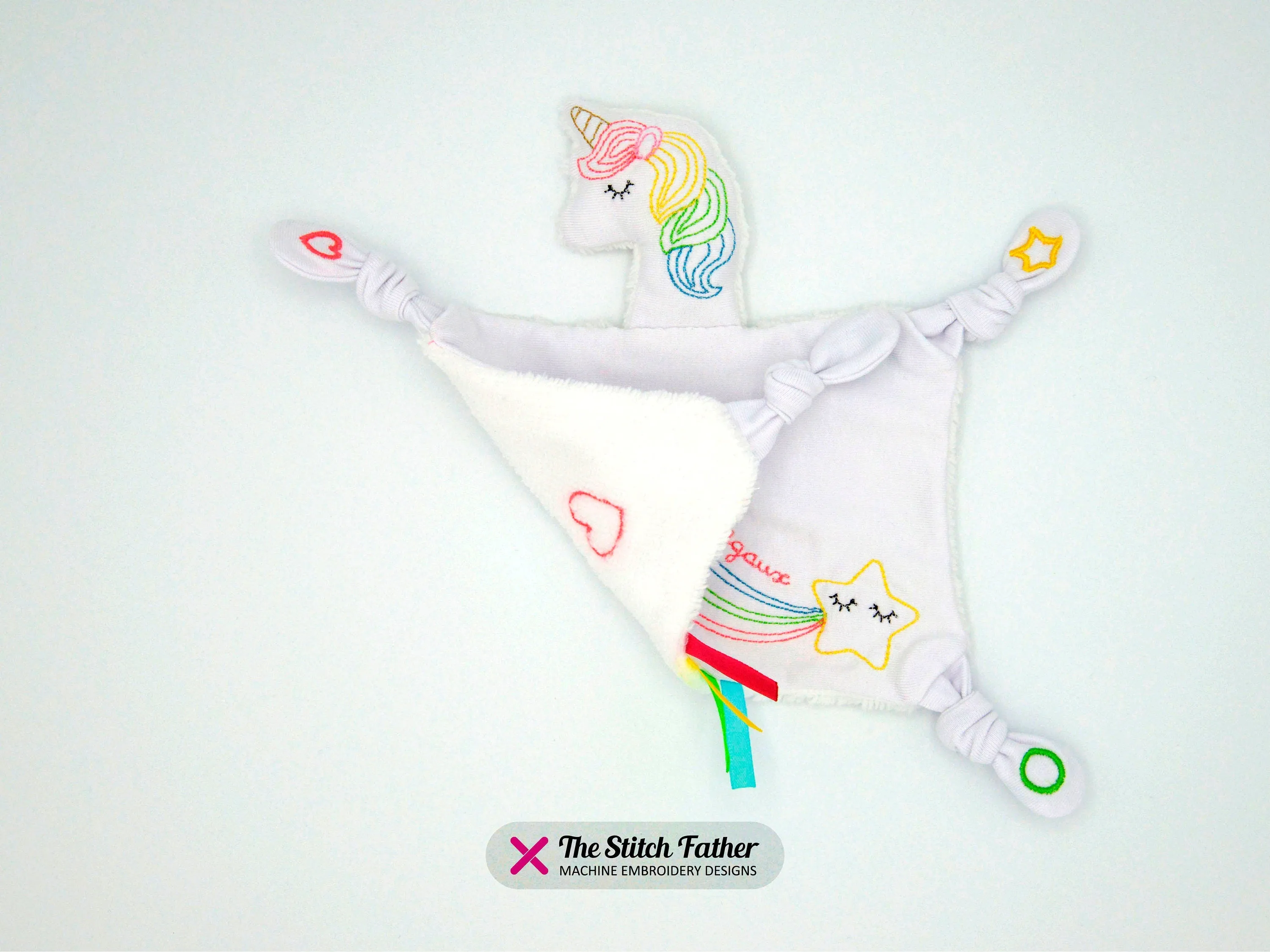 Unicorn Flat Cuddly Toy