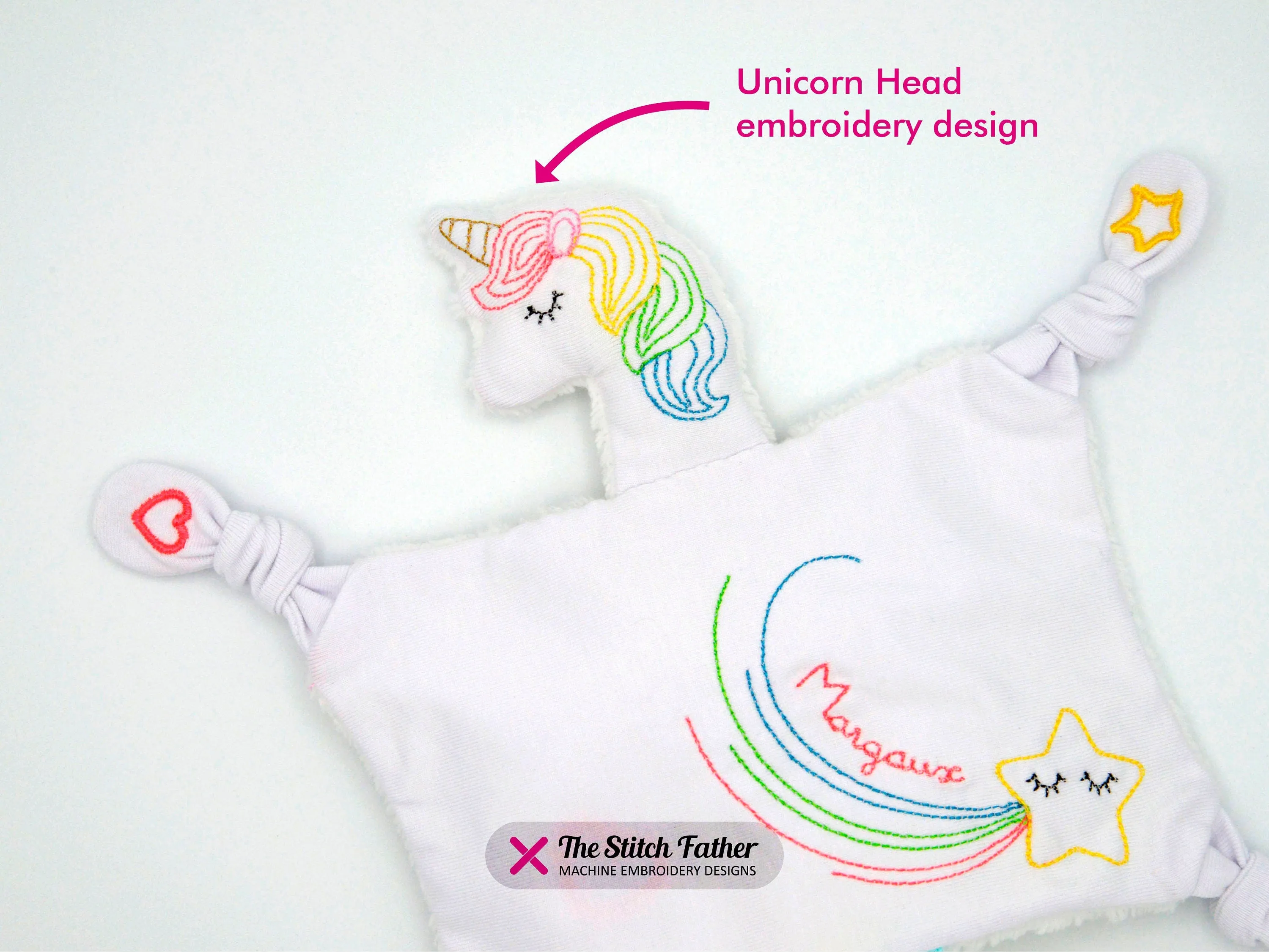 Unicorn Flat Cuddly Toy